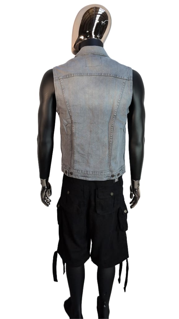 Slim Fit Kutte Hellgrau