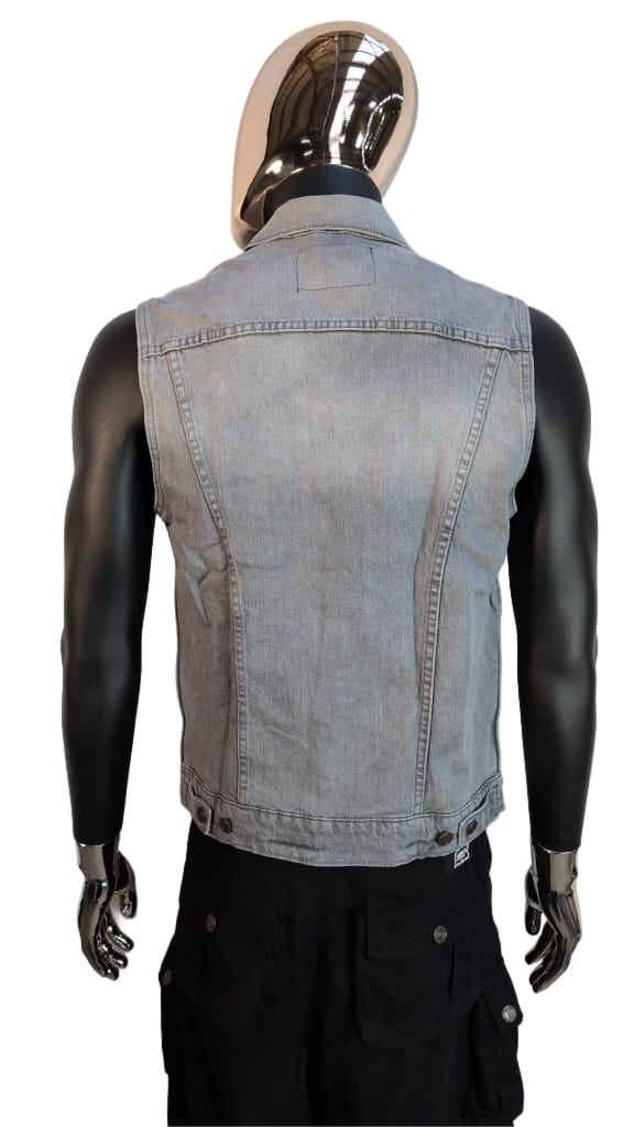 Slim Fit Kutte Hellgrau