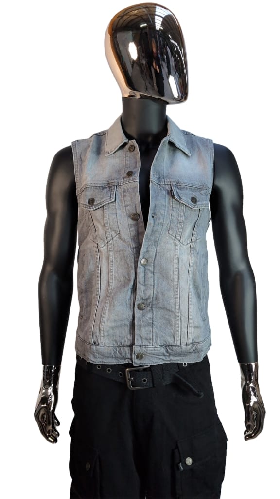 Slim Fit Kutte Hellgrau