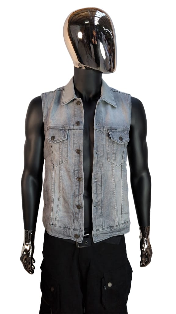 Slim Fit Kutte Hellgrau