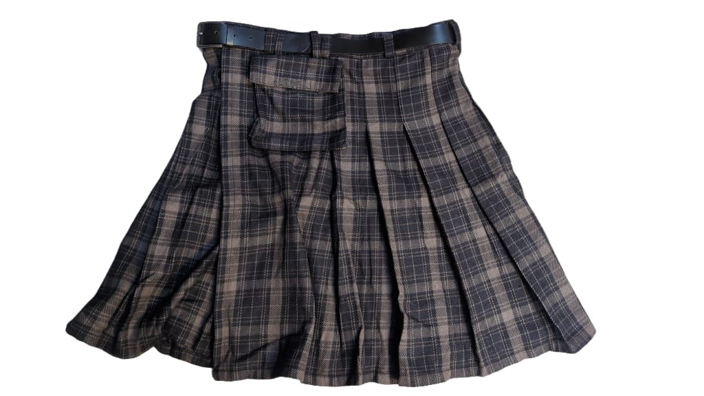 Kilt Braun/Schwarz