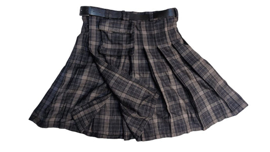 Kilt Braun/Schwarz