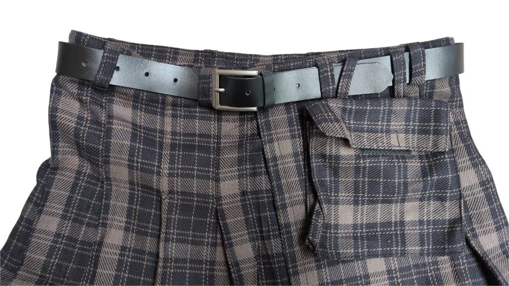 Kilt Braun/Schwarz