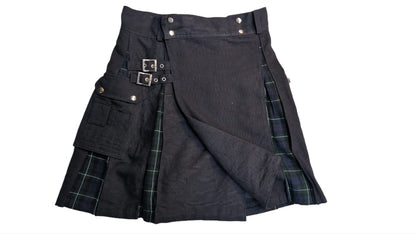 Canvas Kilt Blau
