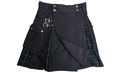 Canvas Kilt Blau