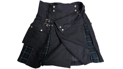 Canvas Kilt Blau