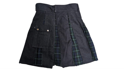 Canvas Kilt Blau
