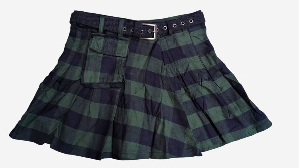 Ladies Kilt Grün