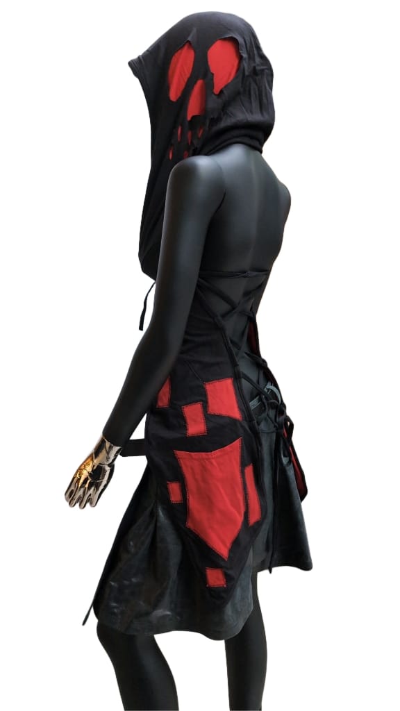 Freak Top schwarz Rot