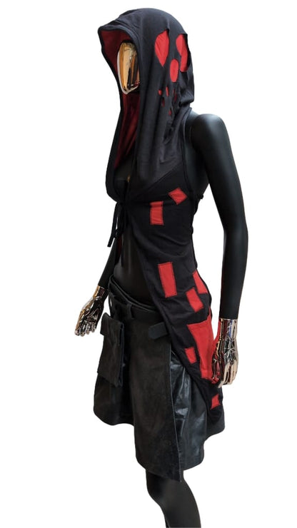 Freak Top schwarz Rot