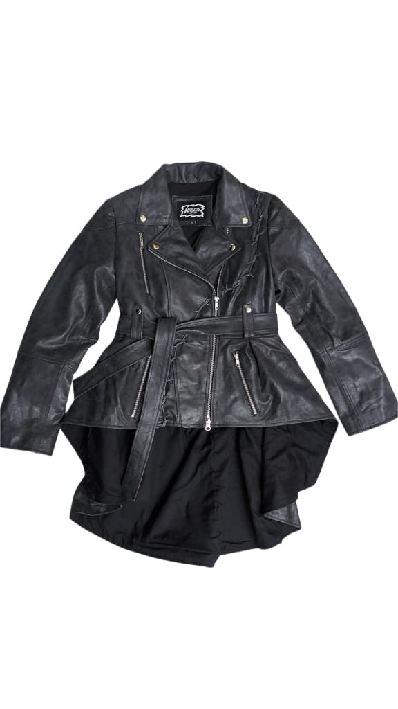 Ledermantel Wasteland Stacheldraht