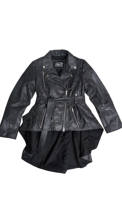 Ledermantel Wasteland Stacheldraht