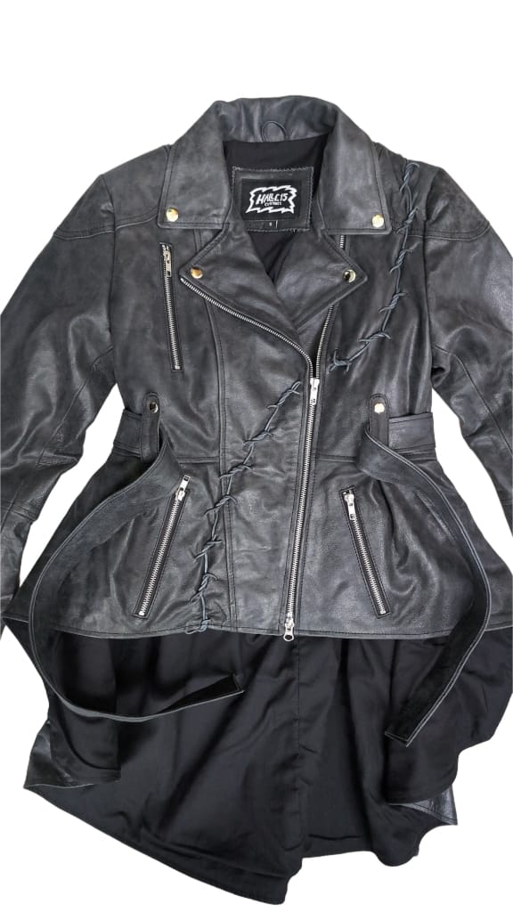 Ledermantel Wasteland Stacheldraht