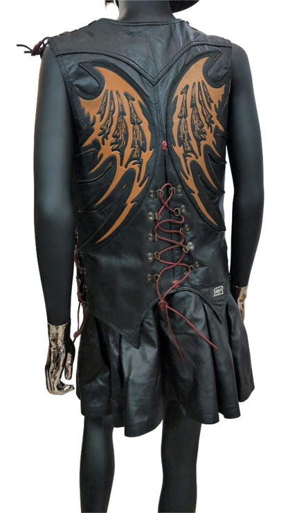 Demon Wings Lederweste