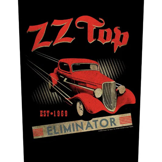 ZZ TOP - ELIMINATOR - Backpatch - BP1163