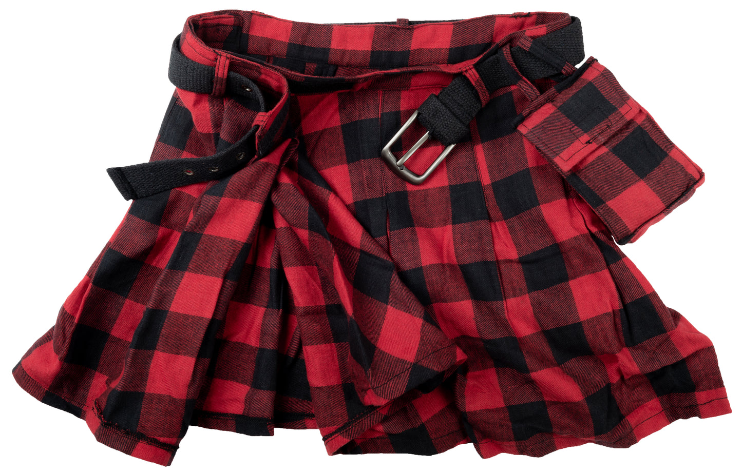 Halle 15 Clothes Ladies Kilt Rot